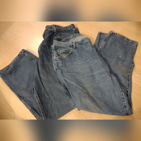 2 pairs Wrangler work jeans size 42/30 - Picture 6 of 6